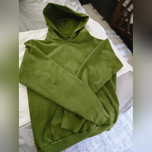 TALENTLESS Cedar Green Heavyweight Hoodie Small - Picture 3 of 4